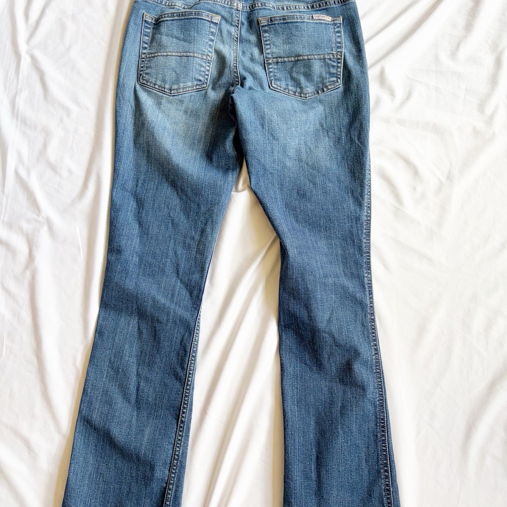 Carhartt Slim Fit Boot Cut Women's Size 4 Short Denim Jeans - Picture 2 of 7